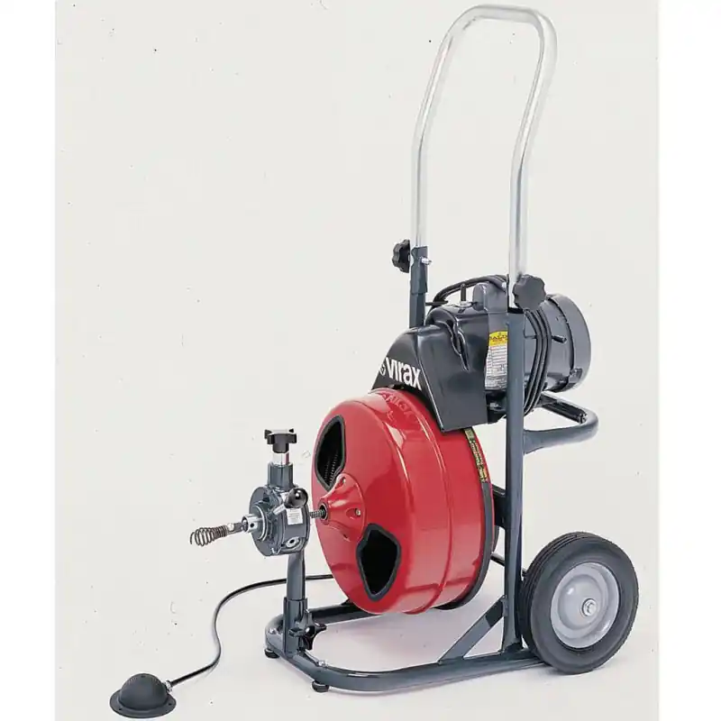 Déboucheur électrique à tambour automatique canalisation 50 75 mm VAL