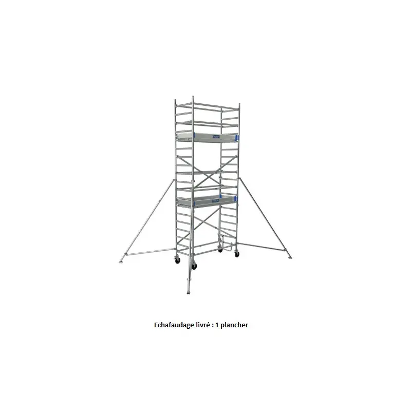 Echafaudage en Aluminium 1 plancher Haut. accès 4m NEOLIUM 200 LINE