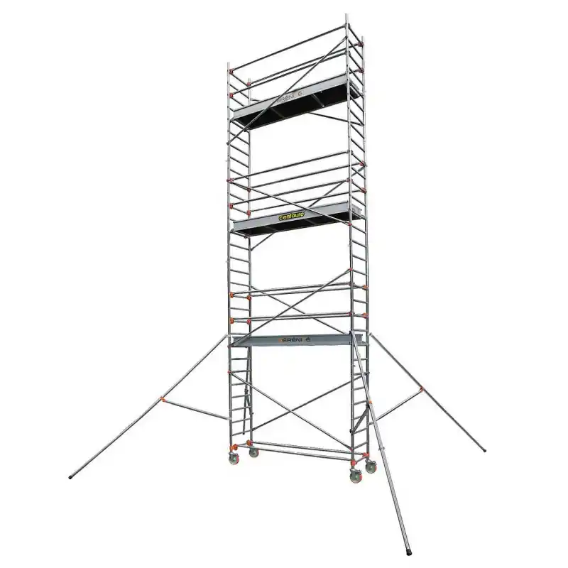 Échafaudage aluminium SERENITE 1 niv L plancher 255 m H 390 m STL 255