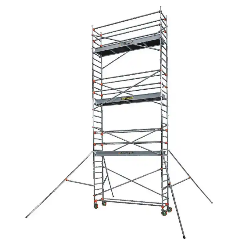 Échafaudage en aluminium SERENITE 3 niveaux hauteur de travail 990 m S