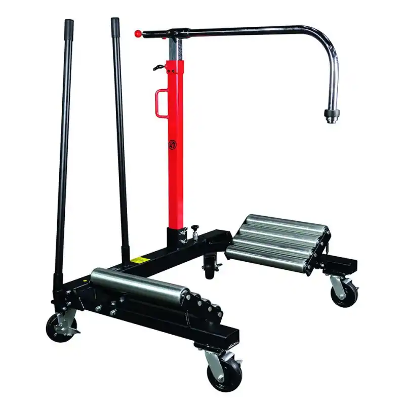 Positionneur roues charge 1200 kg Ht maxi 2110mm largeur fourche maxi