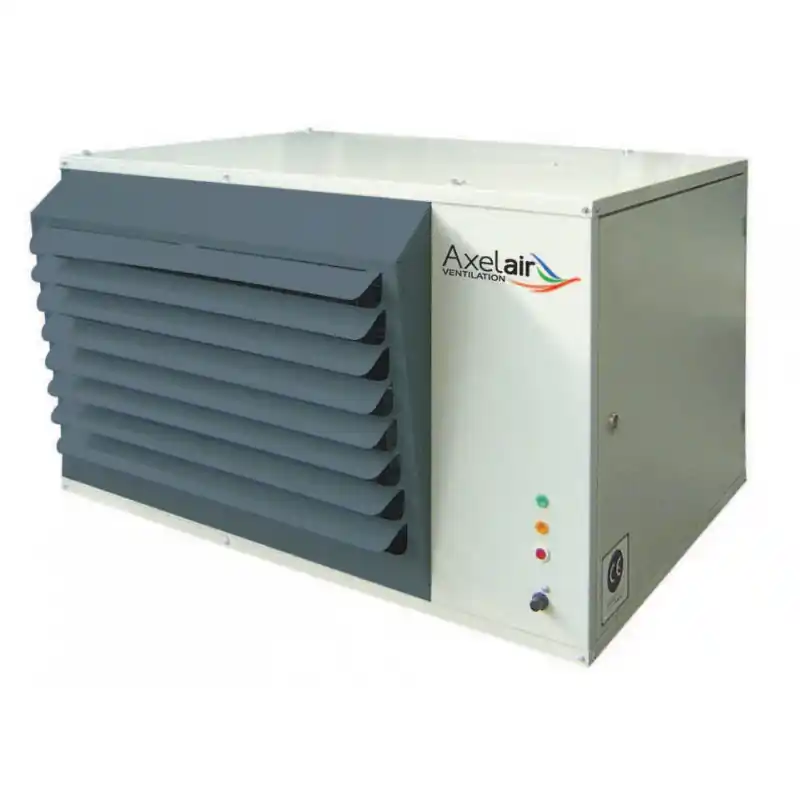 Aérotherme gaz à fumisterie concentrique 367 kW débit d‘air 3800 m3/h