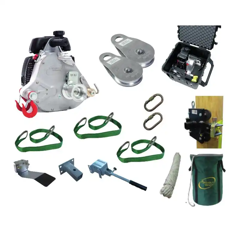 Kit de tirage Lignard Top avec corde 200 m POW-PCW5960