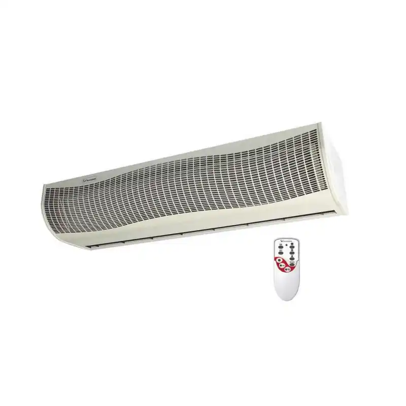Rideau d‘air eau chaude apparent 150cm 16100W 2120m3/h aspiration par