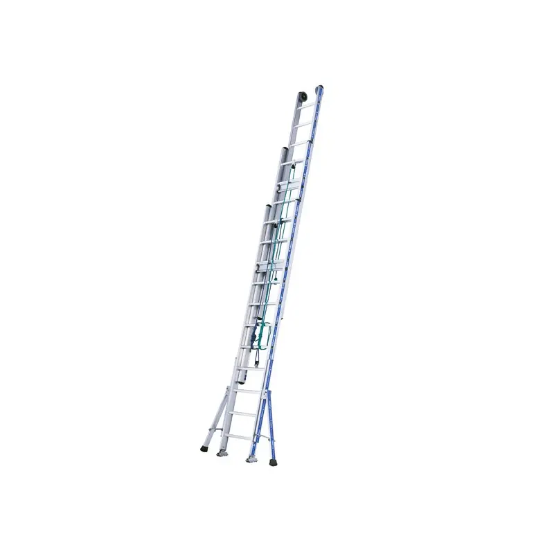 Echelle coulisse à corde Alu 3x11 échelons accès 79 m max PLATINIUM 50