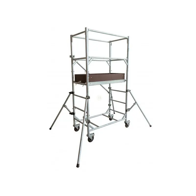 Echafaudage roulant en acier 1 plancher Haut de travail 4 m Goliath 31