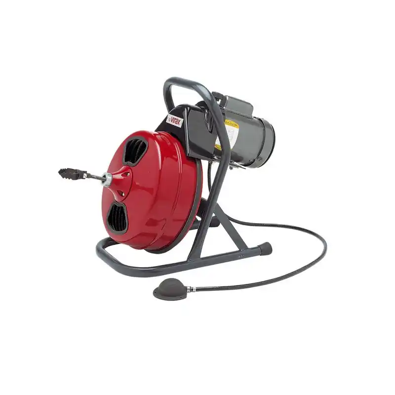 Déboucheur électrique à tambour manuel canalisation 50 75 mm VAL 80