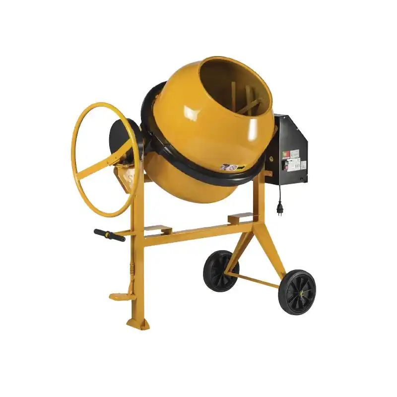 Bétonnière 095kW Monophasé 220/240VVolant grandètre cuve 180 L PERFORM