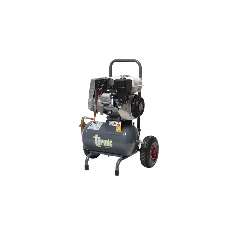 Compresseur thermique vertical monobloc lubrifié 48CV 17m3/h 20L Termi