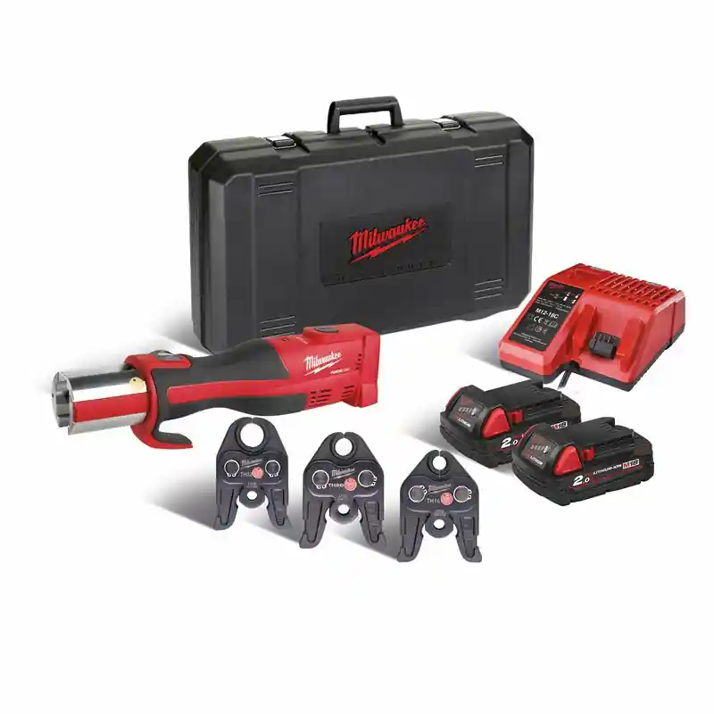Sertisseuse Brushless 18V Li-ion 2x 20 Ah 32 kN 3 mâchoires TH M18 BLH