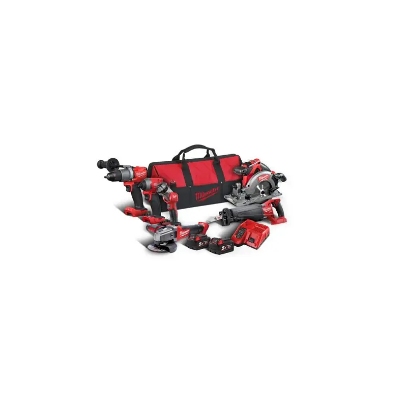 Pack 6 outils FUEL 18V Li-Ion 50Ah M18 FPP6C2-502B
