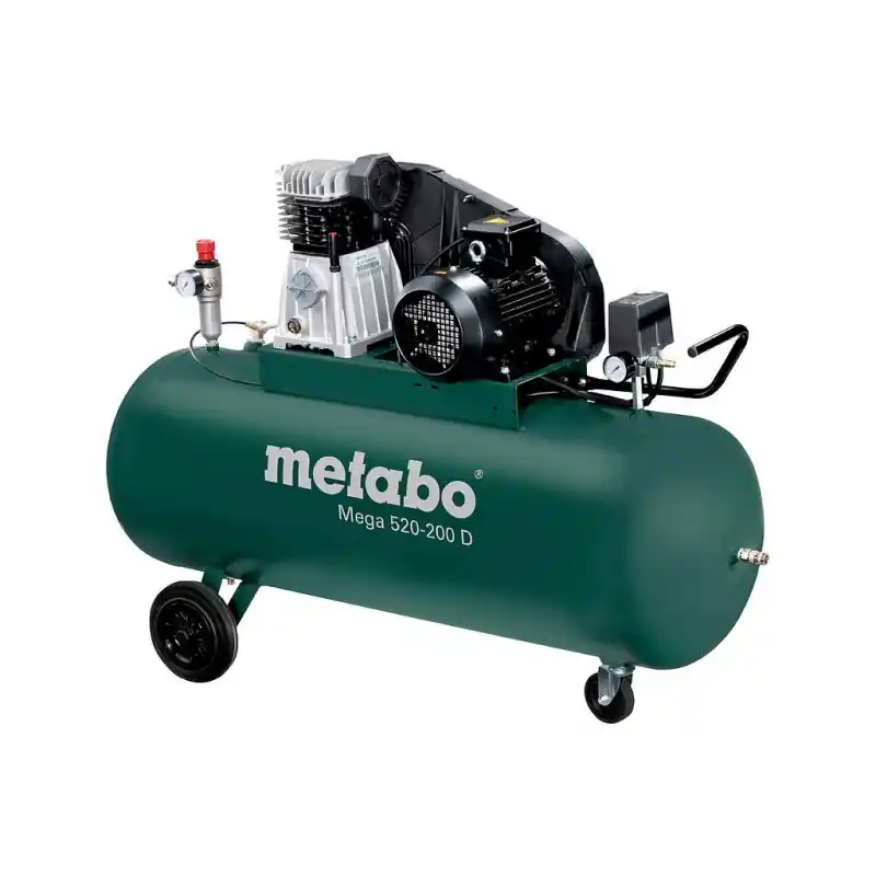 Compresseur 200L 3 kW 10 bar Mega 520-200 D