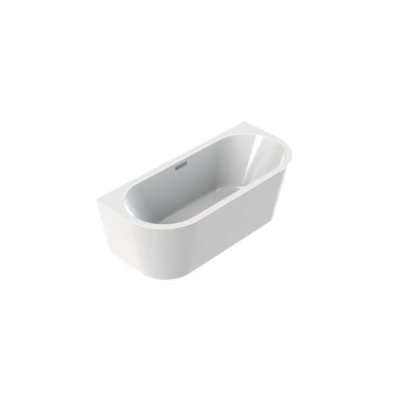 Baignoire ilôt murale autoportante 170 x 75 x 58 cm Eterna