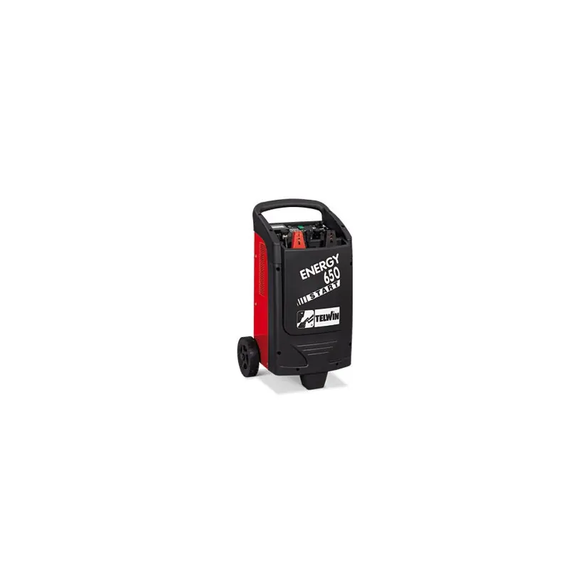 Chargeur et démarreur de batterie PRO sur roues 400V 12/24V Energy 650