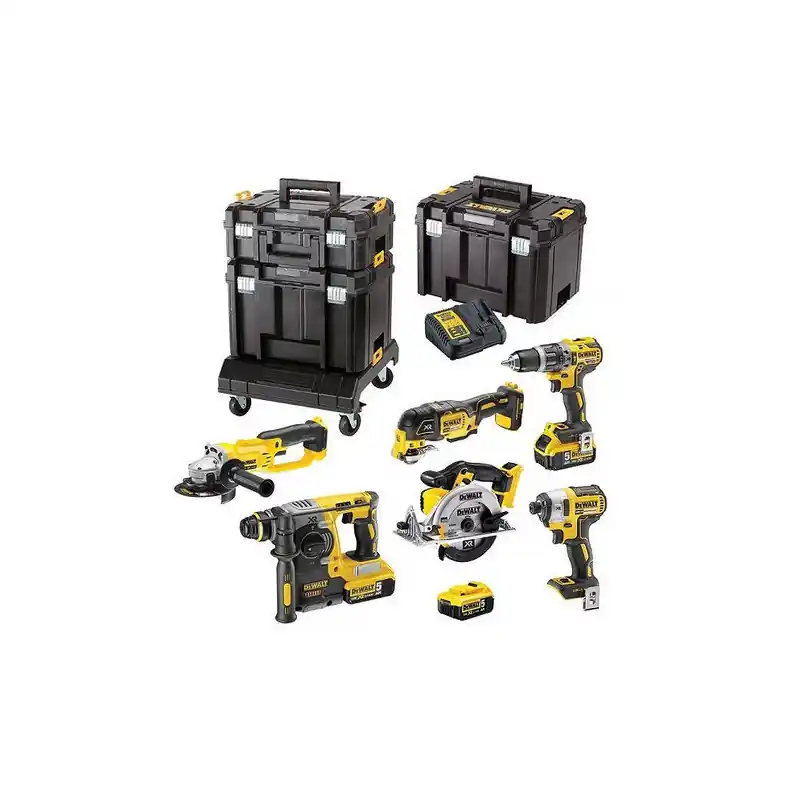 Pack 6 outils XR 18V Li-Ion 5Ah DCK654P3T