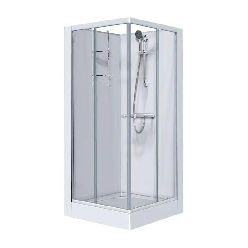 Cabine Iziglass2 Coulissante Angle 90X90 Verre Transparent