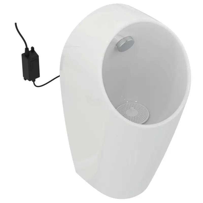 Urinoir intelligent, hybride, alimentation cachée blanc Sphero Maxi
