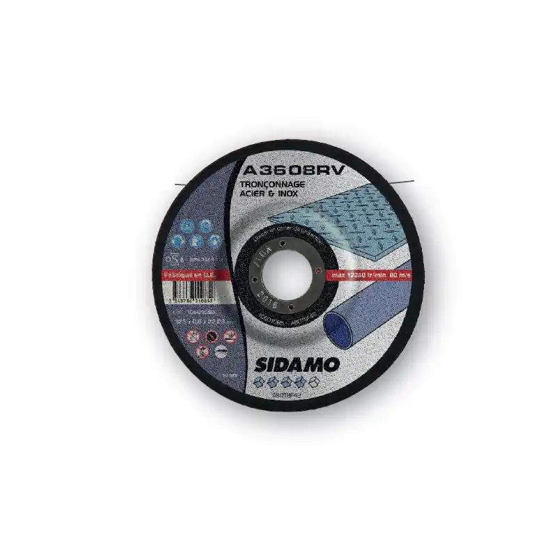 25 Disques à tronçonner Ultra Inox D.125 X 0.8 X 22,23