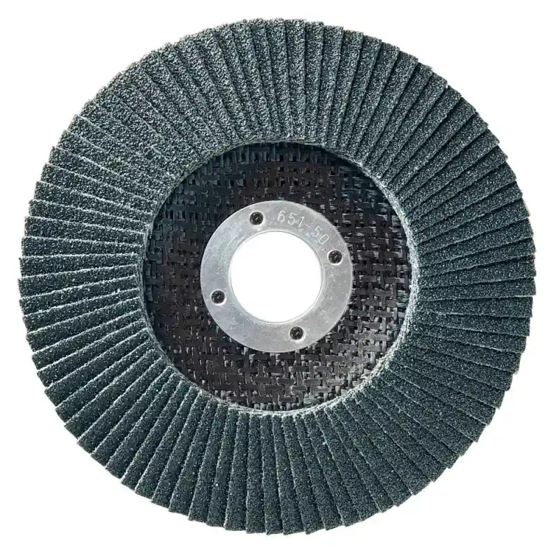 10 Disques lamelles Zirconium D 125x2223mm Gr 40 support fibre LAMDISC