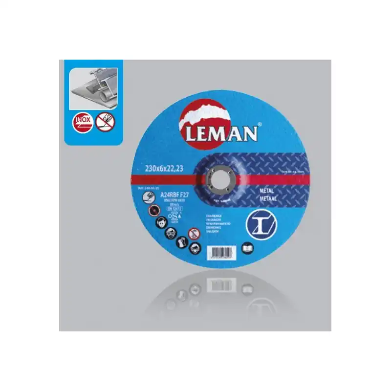 25 disques à tronçonner métal à moyeu déporté D 230 x Al 2223 x Ep 3 m