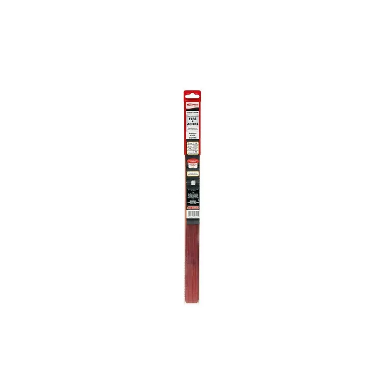 40 Baguettes de brasure Acier cuivre Diam 1,5 mm 500 mm