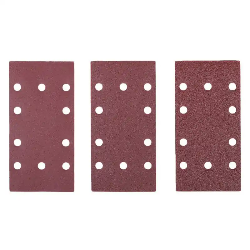 10 abrasifs 1/3 feuille auto-agrippants 188x95mm ponceusesVibrantes TS