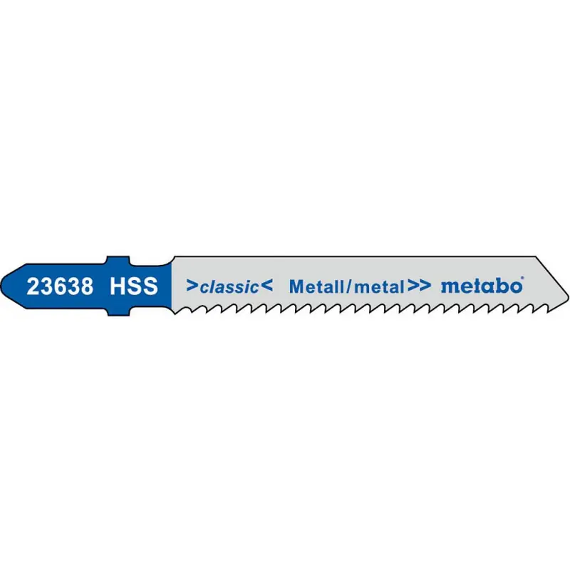5 Lames de scies sauteuses 51 x 1 mm pour métal