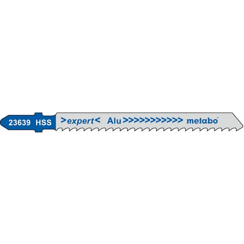 5 Lames de scies sauteuses 74 x 1 mm pour alu