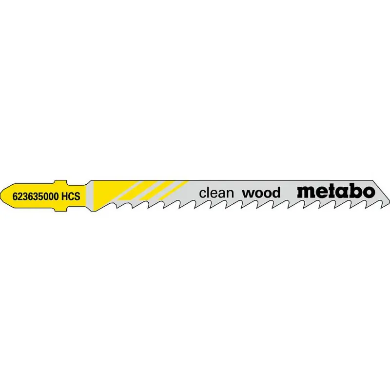 3 Lames de scie sauteuse «clean wood» HCS 74/ 4 mm