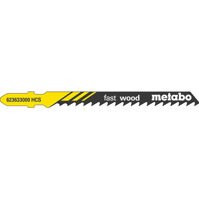 3 Lames de scie sauteuse «fast wood» HCS 74 / 4,0 mm
