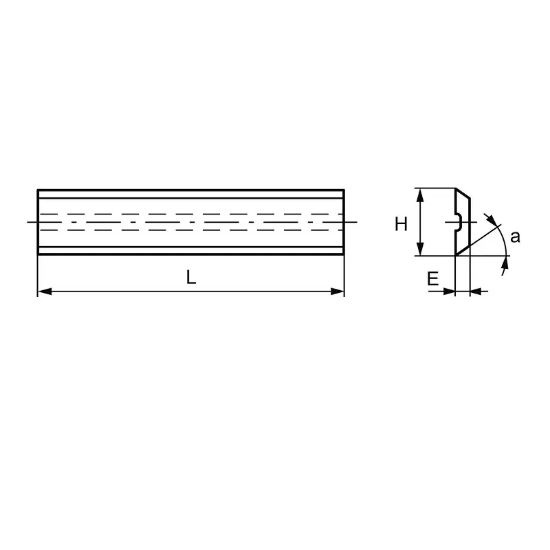 10 Plaquettes Carbure Reversible 20 X 5.5 X 1.1 4 Coupes