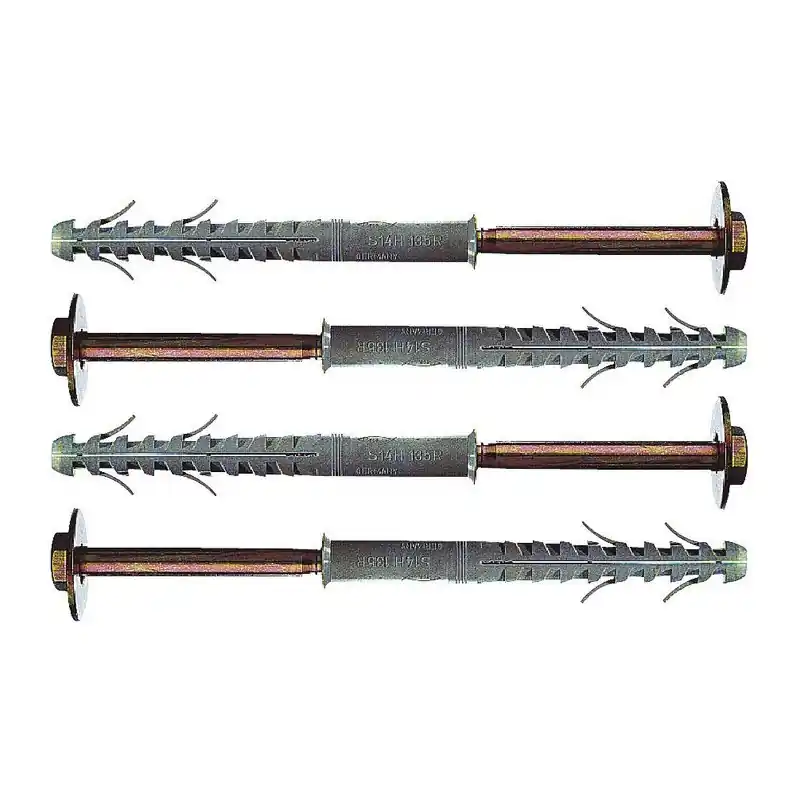 4 Fixations BOH pour chauffe-eau sur matériaux creux 14 x 100 mm 83512