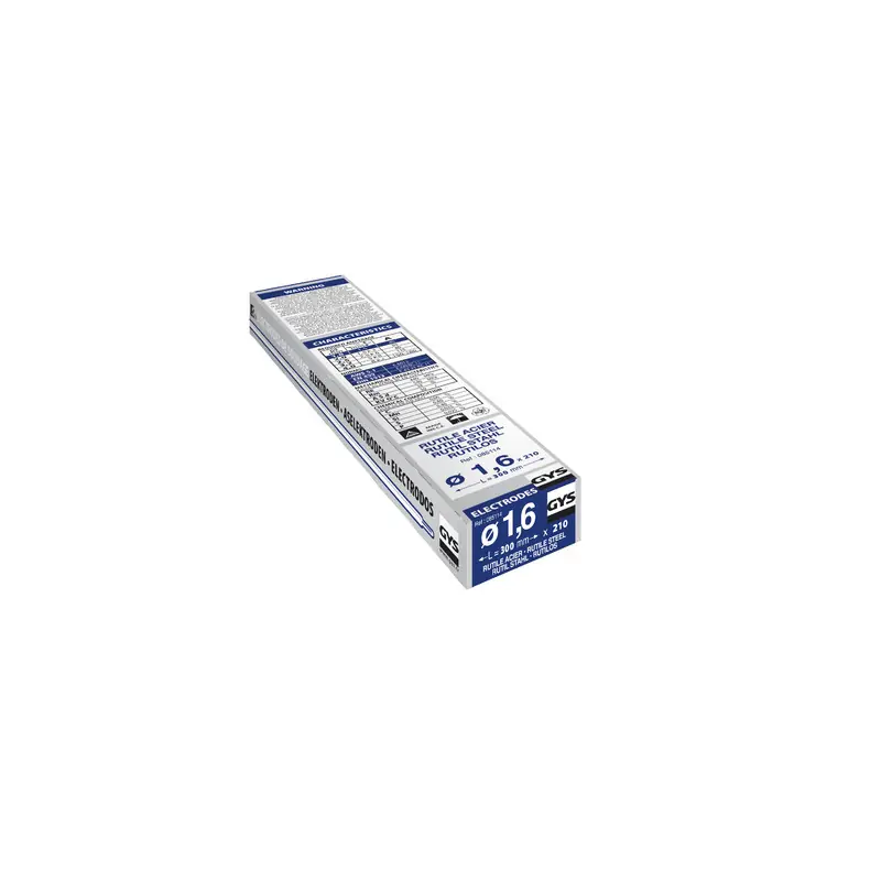 210 Électrodes rutiles E6013 Diam 1,6 mm