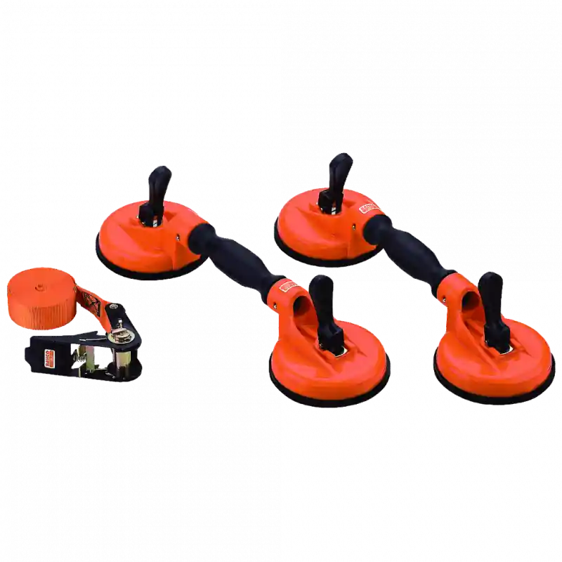 2 ventouses doubles et sangle BBS150