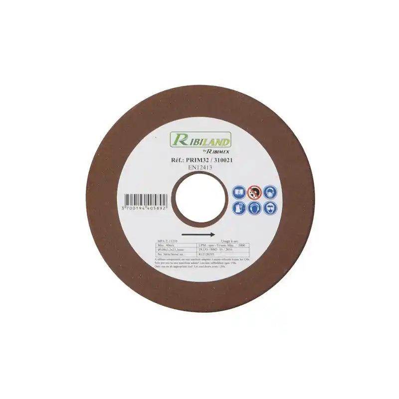 1 Meule Diam108xDiam3,2x23 pour affûteur de chaine pour PRS650 PRIM32