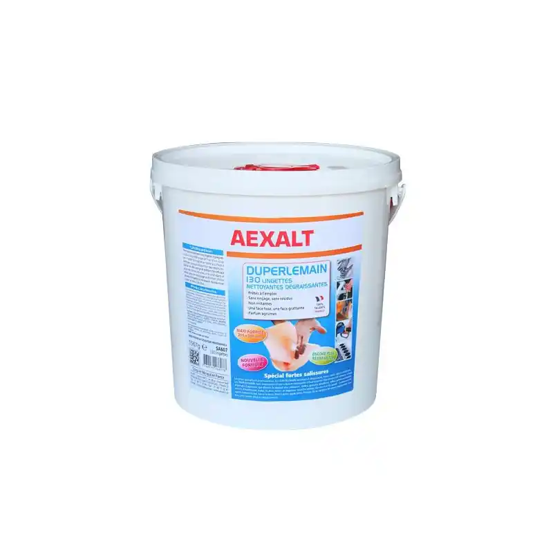 10 lingettes nettoyantes dégraissantes mains surfaces parfum agrume DU