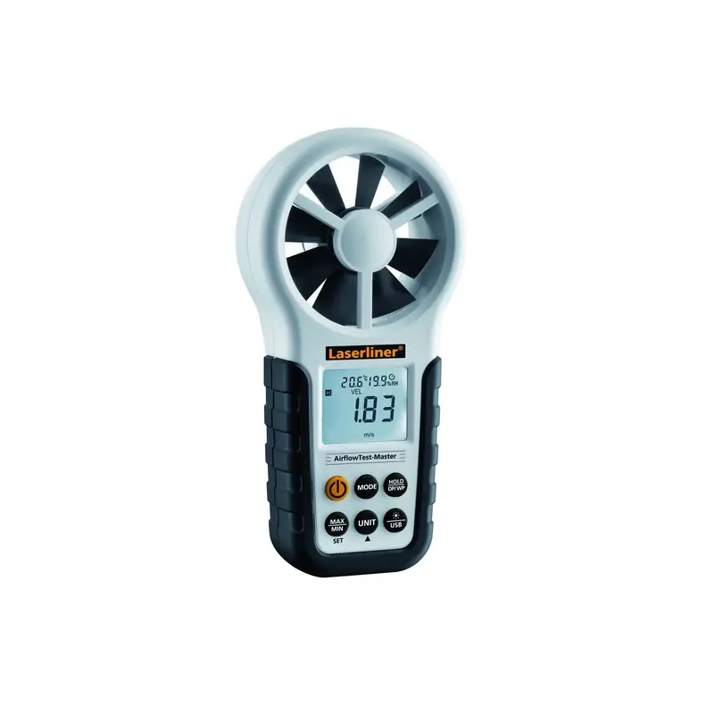 Anémomètre professionnel 30m/s température 60°C AirflowTest-Master