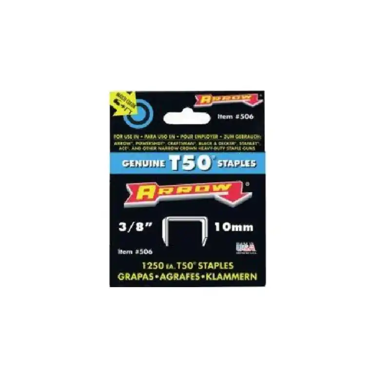 Agrafes T 50 10mm Arrow 1 Boite de 1250