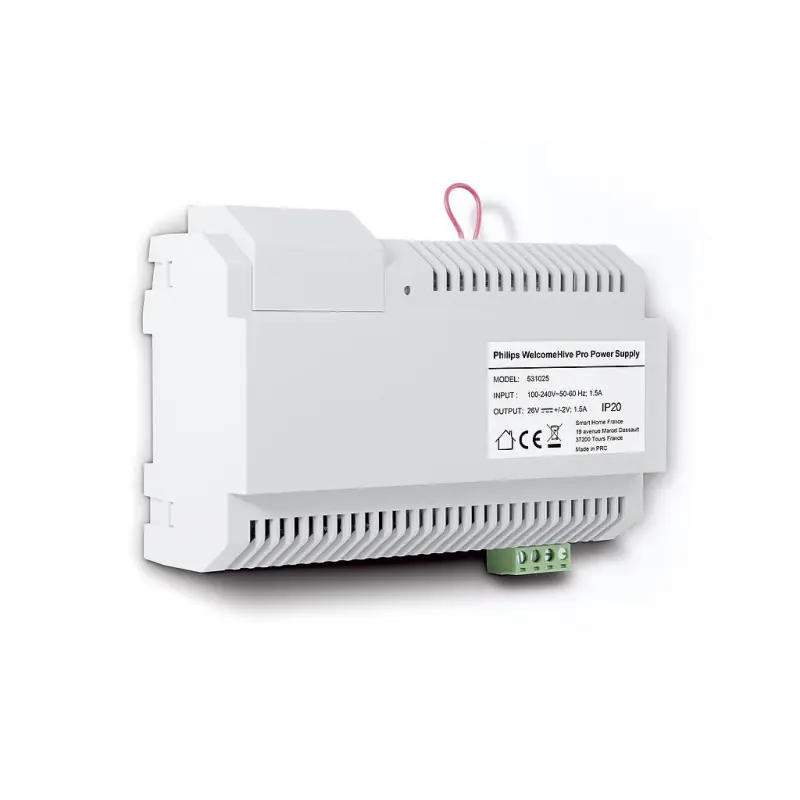 Alimentation pour les visiophones Philips PC6 WelcomeHive Pro 531025