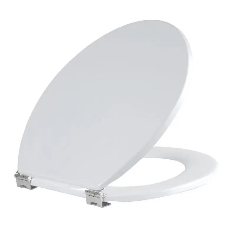 Abattant Compact Blanc bois réticulé 744024