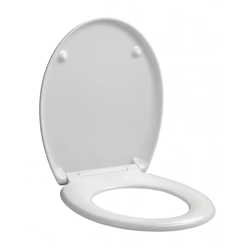 Abattant WC déclipsable couvercle recouvrant Blanc STABILITY
