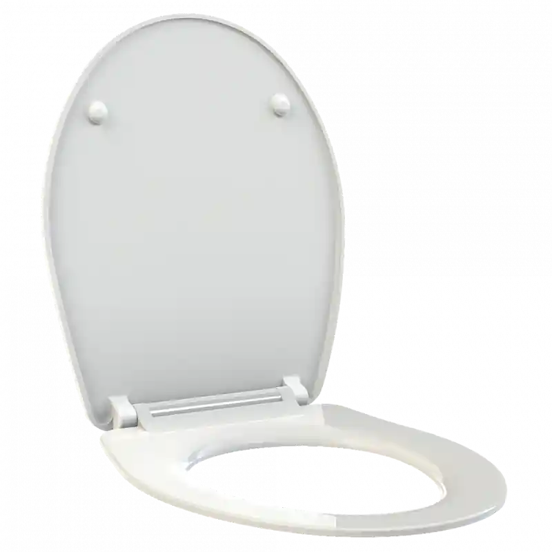 Abattant WC Blanc brillant extra-plat SLIMEO