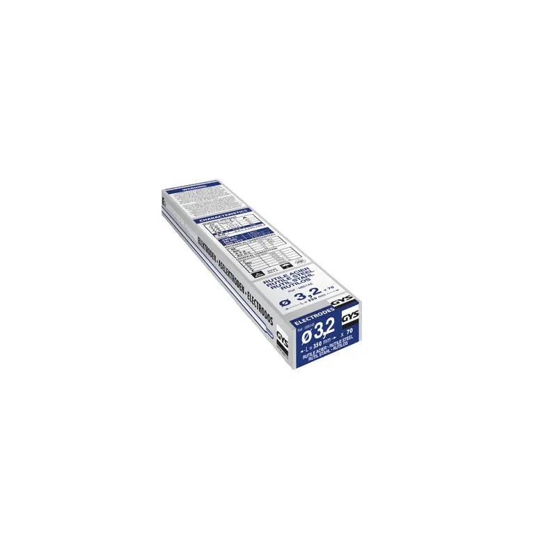 70 Électrodes rutiles E6013 Diam 3,2 mm