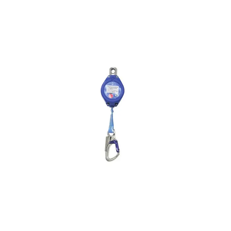 Antichute à rappel automatique 5,5 m enrouleur sangle crochet alu