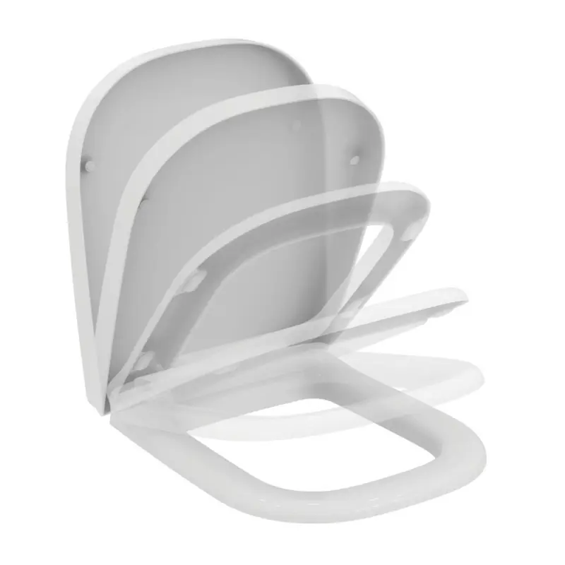 Abattant frein de chute recouvrant blanc SOFTMOOD