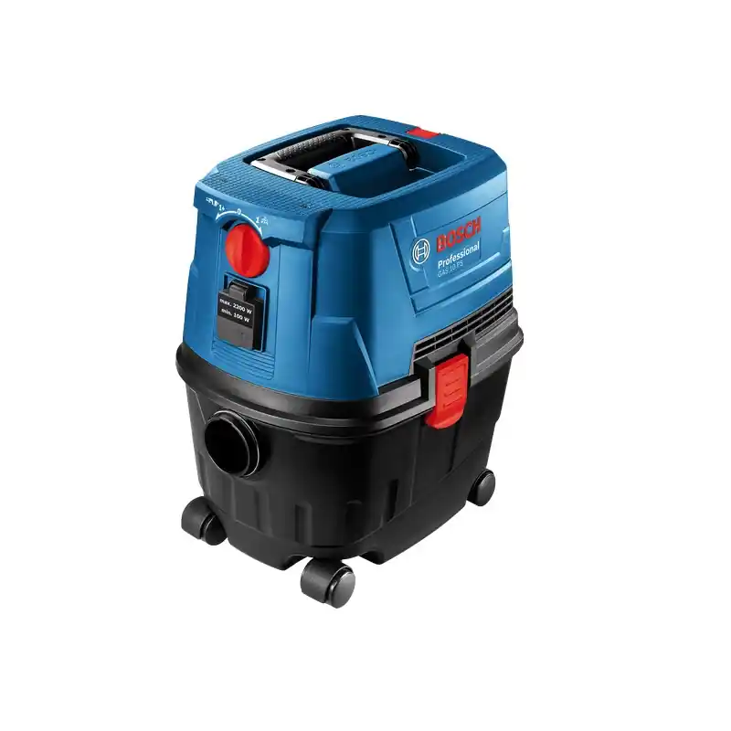 Aspirateur eau et poussière GAS 15 PS 15L 1100W 270mbar 53L/sec Bosch