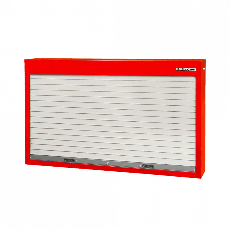 Armoire à rideau pour montage mural ou sur établi 1800 mm rouge 1495CS