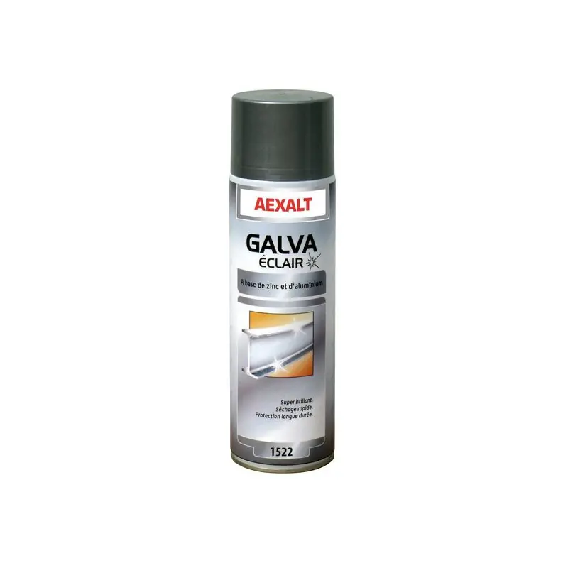 Aérosol revêtement ultra brillant porte douche 650ml GALVA ÉCLAIR
