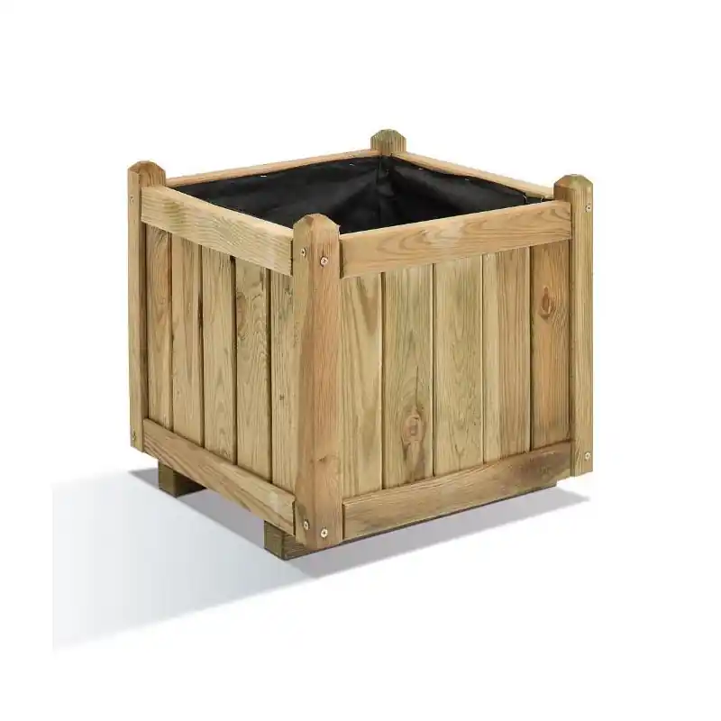 Bac à fleurs en bois carré 52L VENDOME 50