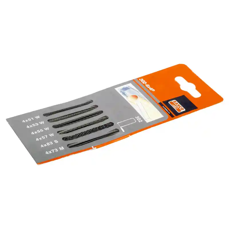 Assortiment de lames de rechange pour scies à chantourner 302 et 502 3